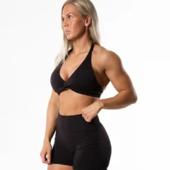 Relode Prime Halterneck Top Black