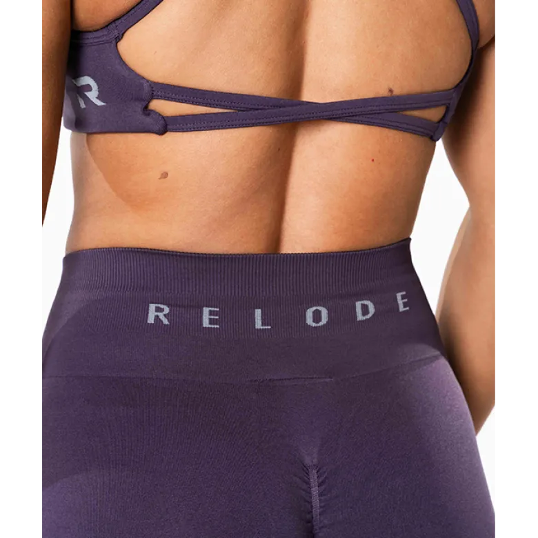 Relode Prime Scrunch Tights, Plommonlila
