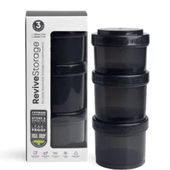 Revive Storage 3 pack Svart 1x150 ml 2x200 ml