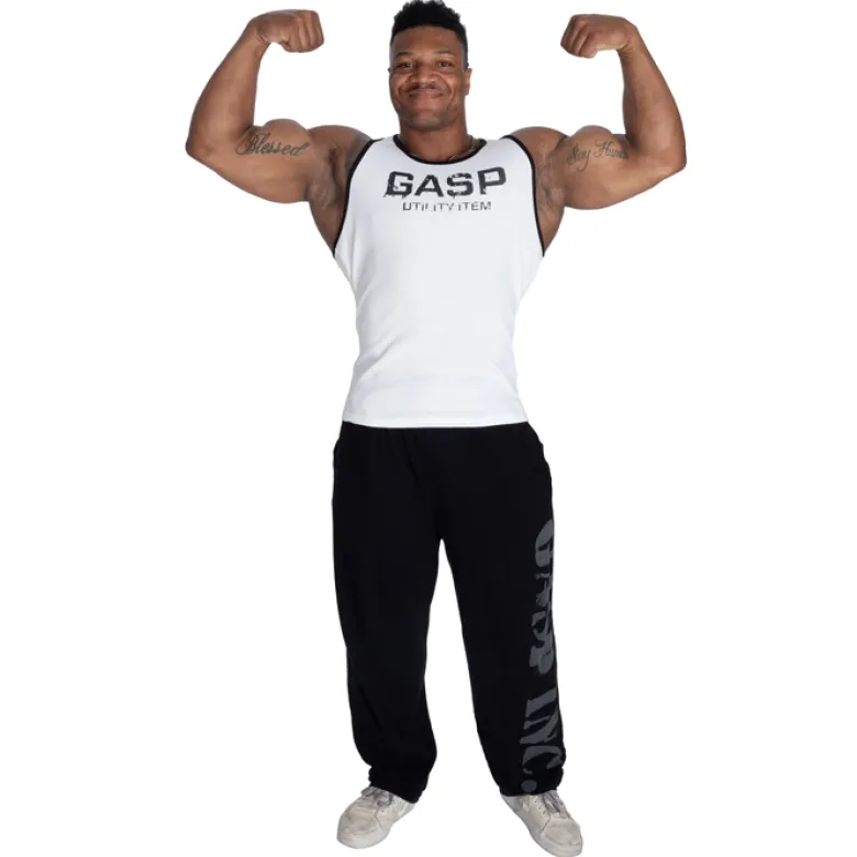 Ribbed T-back, White