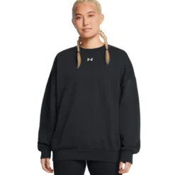 Rival Fleece OS Crew, Black