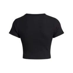 Rival Rib Baby Tee, Black