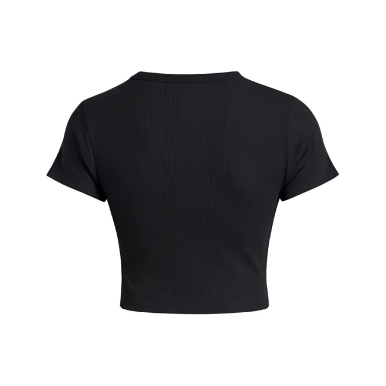 Rival Rib Baby Tee, Black