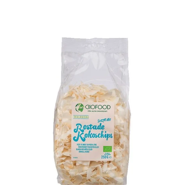 Rostade kokoschips 250 g