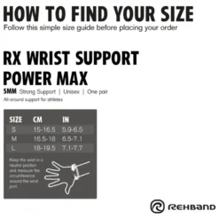 RX Wrist Support Power Max Pair Arctic/White