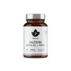 Saltsyra Betain HCL + Pepsin 60 kapslar