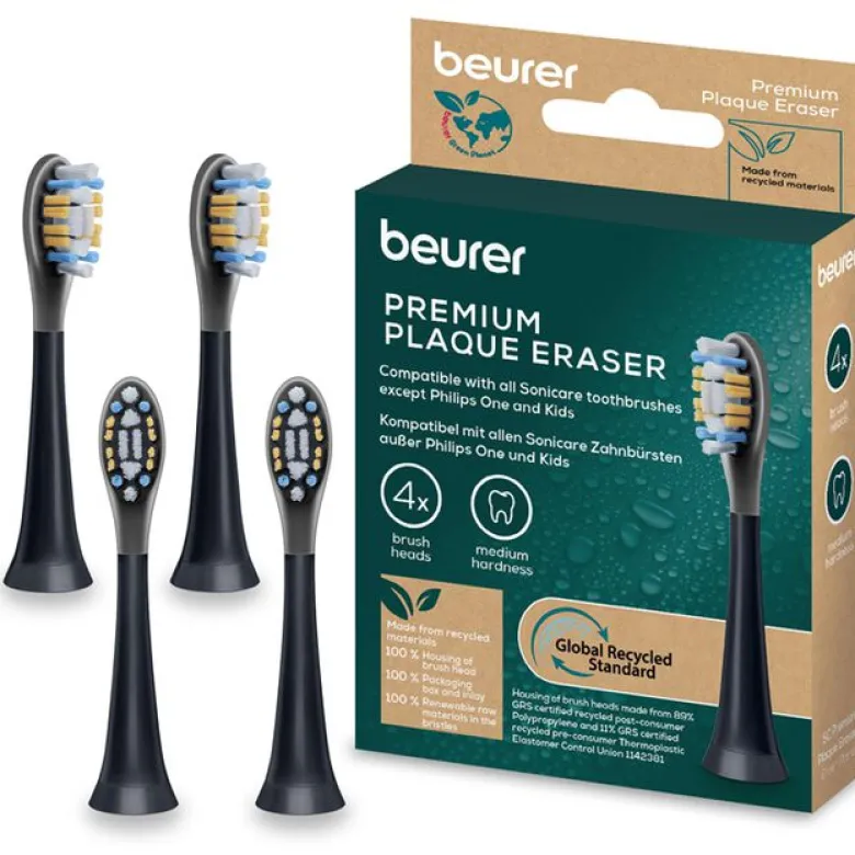 SC Plaque Eraser Borsthuvuden 4-pack