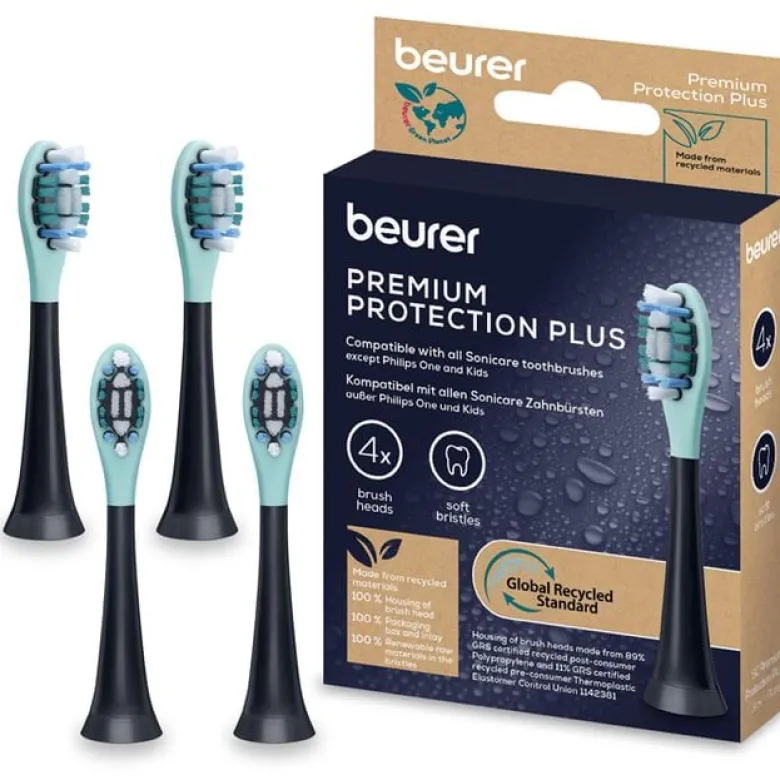 SC Protection Plus Borsthuvuden 4-pack
