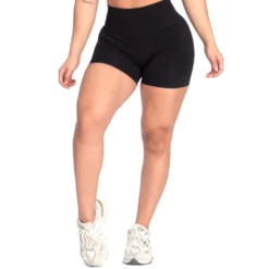 Scrunch shorts, Black