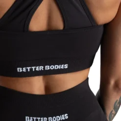 Scrunch sports bra, Black