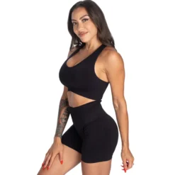 Scrunch sports bra, Black