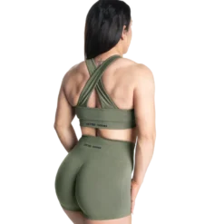 Scrunch Sports Bra, Washed Green