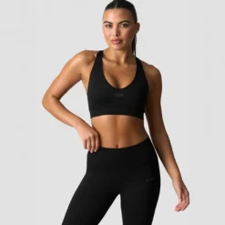 Sculpt Seamless Sports Bra, Black