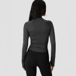 Sculpt Seamless 2-Way Zip LS