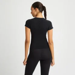 Seamless Flex Tee, Black