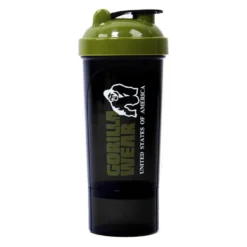 Shaker Compact Svart/Grön 400 ml + 100 ml