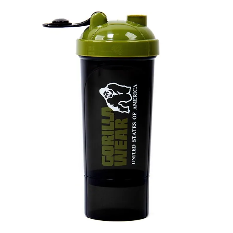 Shaker Compact Svart/Grön 400 ml + 100 ml