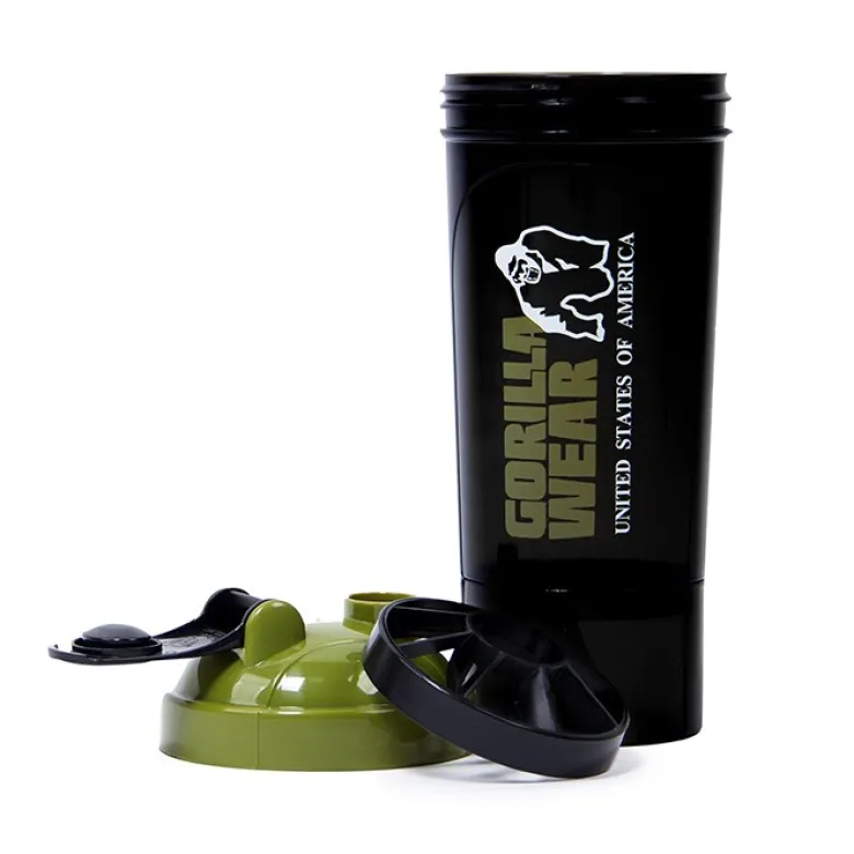 Shaker Compact Svart/Grön 400 ml + 100 ml