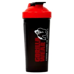Shaker XXL Svart/Röd 1000 ml