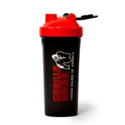 Shaker XXL Svart/Röd 1000 ml