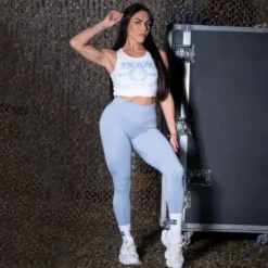 Shapeseamlesslegging, Dusty Blue