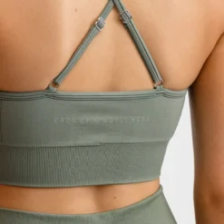 Signature Seamless Bra Agave Green