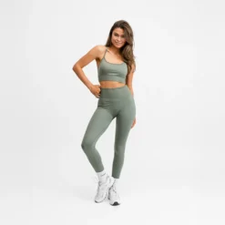 Signature Seamless Bra Agave Green