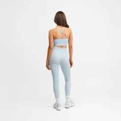 Signature Seamless Tights Light Blue