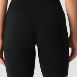 Smooth Seamless Biker Shorts, Black