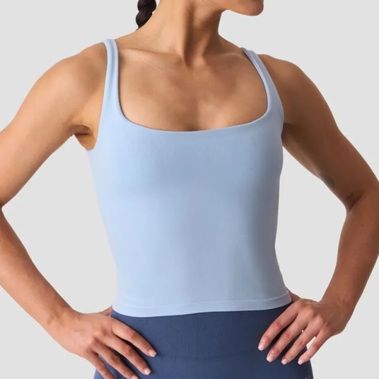 Smooth Seamless 2-in-1 Tank, Fainting Blue
