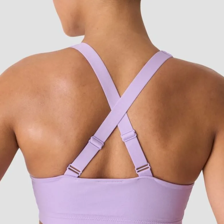 Smooth Seamless Sports Bra, Pastel Lilac