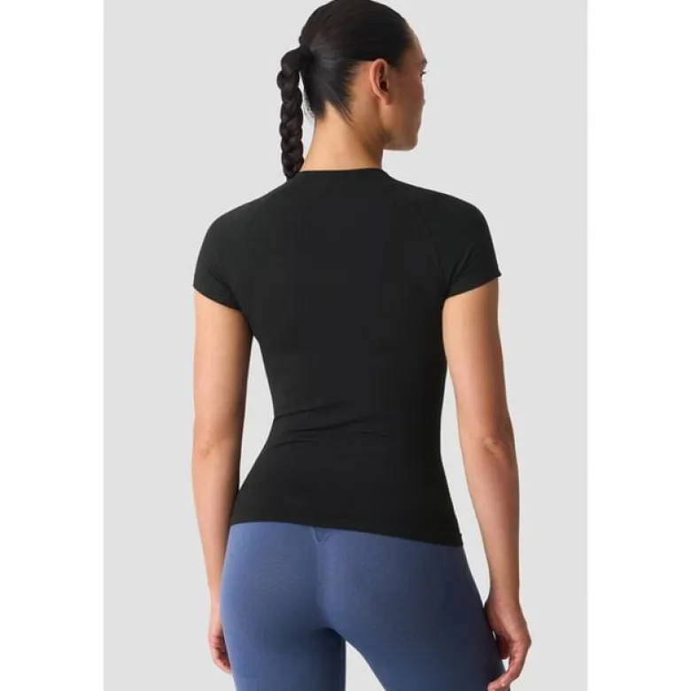 Smooth Seamless Tee, Black