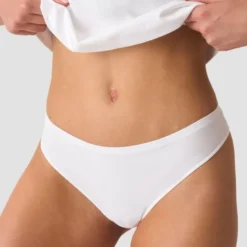 Smooth Seamless Thong 2-pack, White