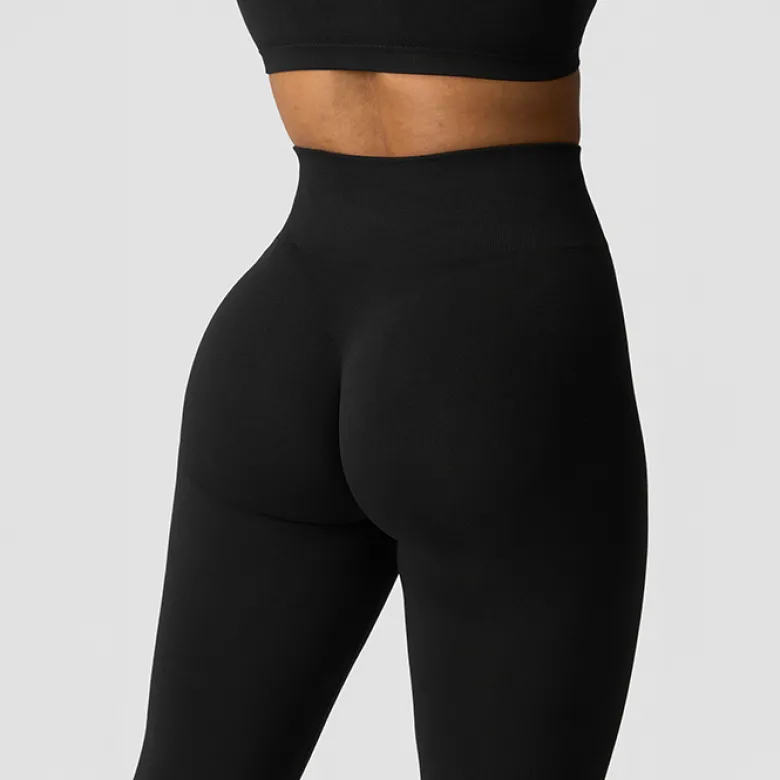 Smooth Seamless Tights, Black