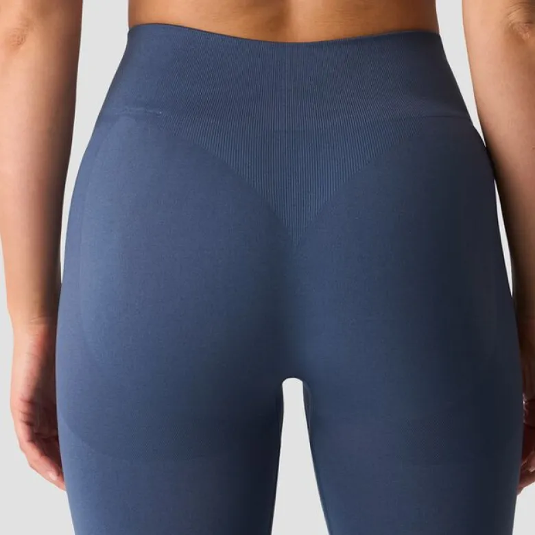 Smooth Seamless Tights, Dusty Twilight Blue