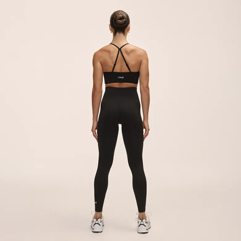 Soft Touch High Waist Tights, Black