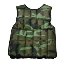 Sport Nation Adjustable Weight Vest with front pocket 10 kilo, Camo