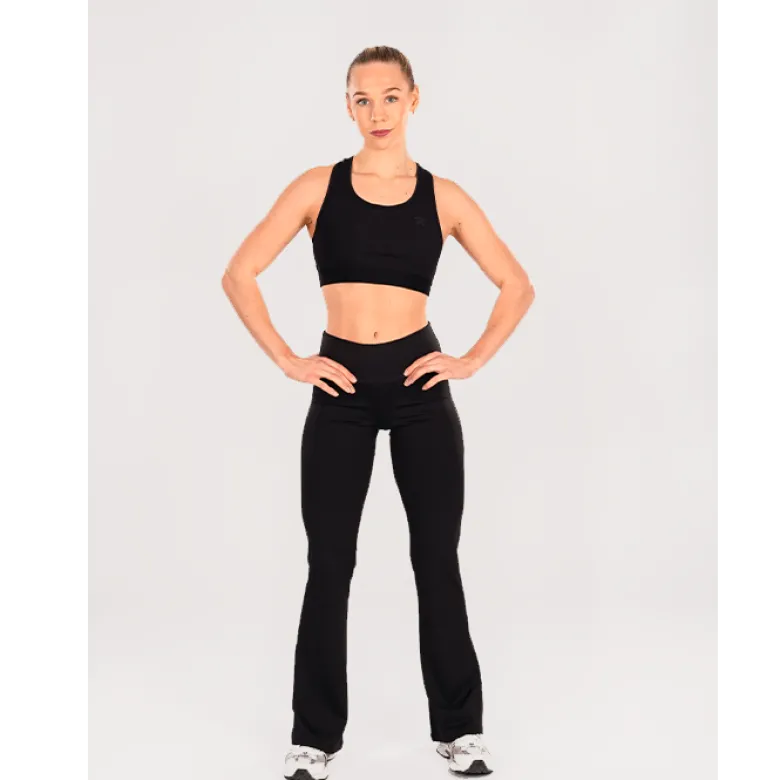 Star Flared Tights Black M