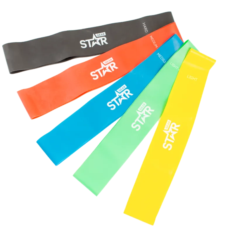 Star Gear Mini Band, Yellow, Light, 600 x 0,4mm