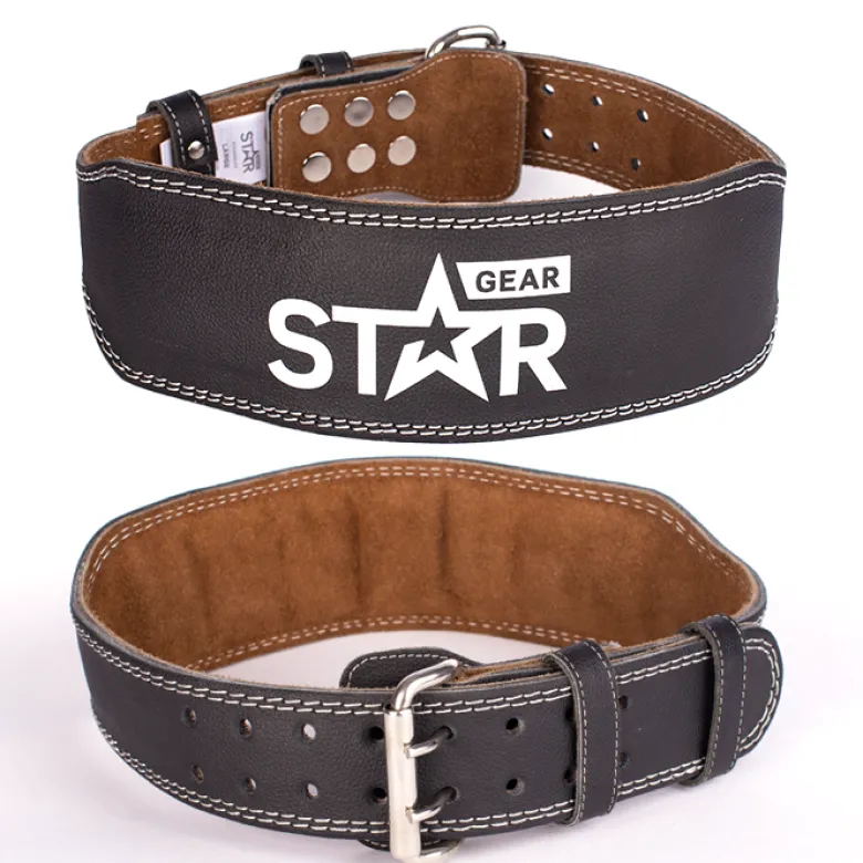 Star Gear Weight Lifting Belt, Black