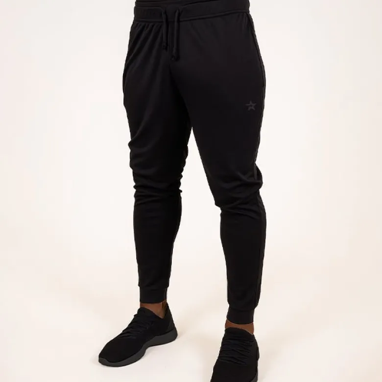 Star Mesh Pants Black