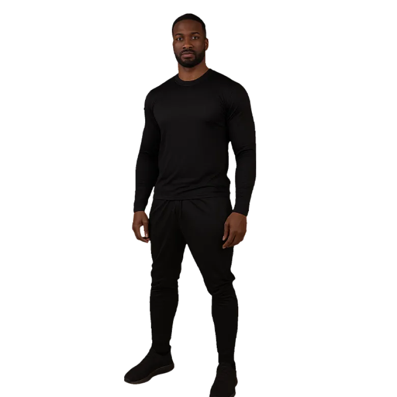 Star Mesh Pants Black