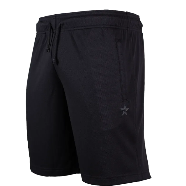 Star Mesh Shorts Black