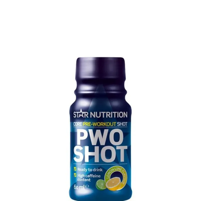 Star Nutrition PWO Shot, 60 ml, Lemon Lime