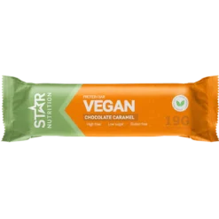 Star Nutrition Vegan Protein bar, 55 g, Caramel Chocolate