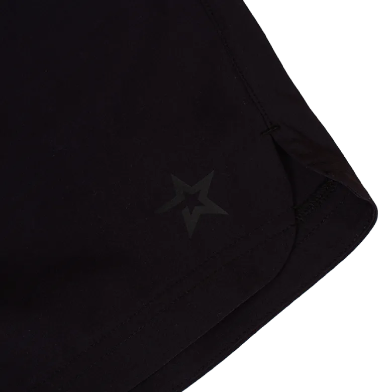 Star Short Shorts Black