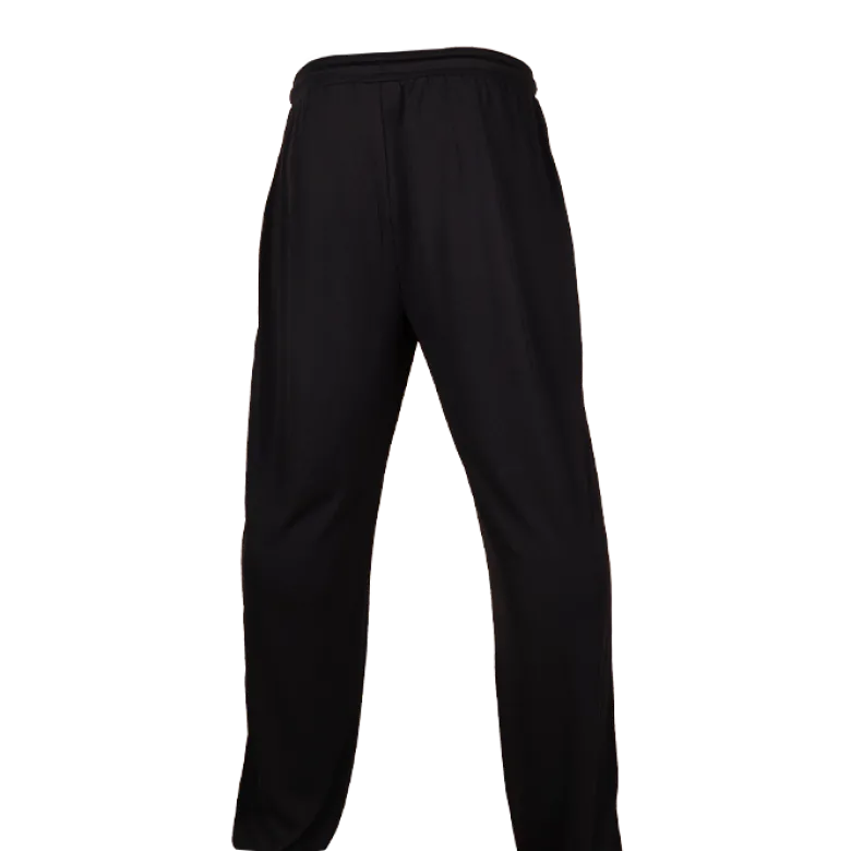 Star Straight Mesh Pants Black