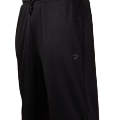 Star Straight Mesh Pants Black