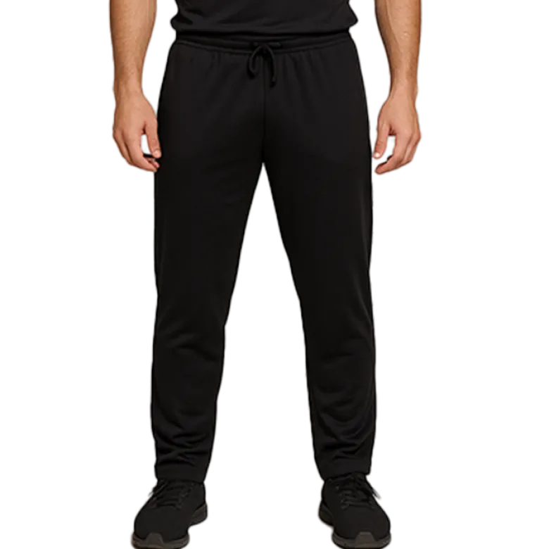 Star Straight Mesh Pants Black