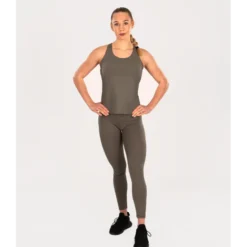 Star Strap Tank Top Green